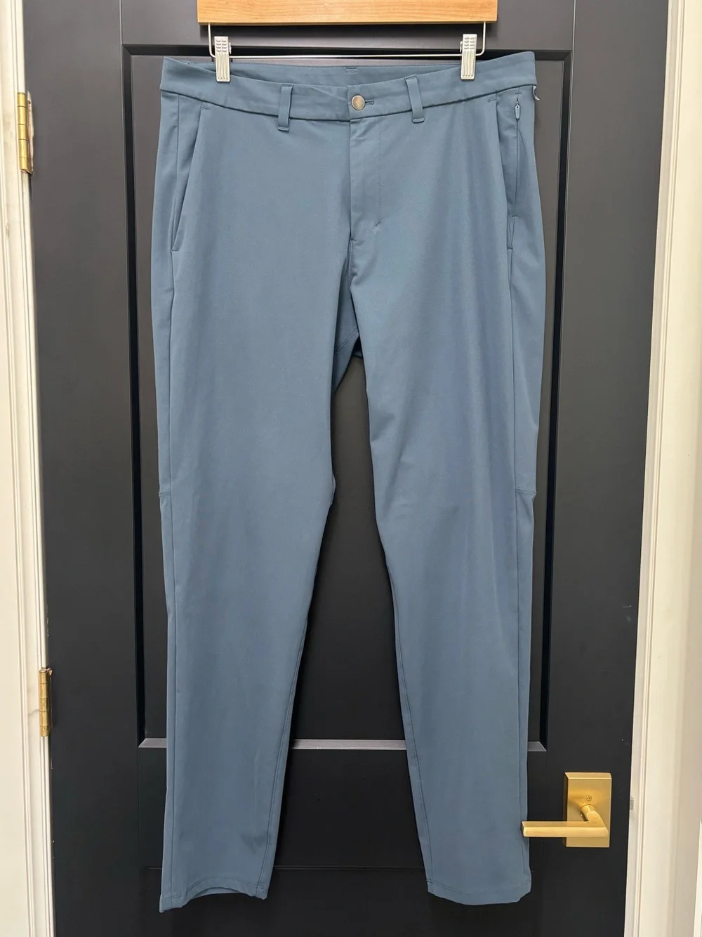Lululemon Commission Pant Slim 32” Warpstreme Iron Blue Men’s 36x32 chino golf